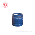 Custom Empty 6kg lpg gas cylinders with valve